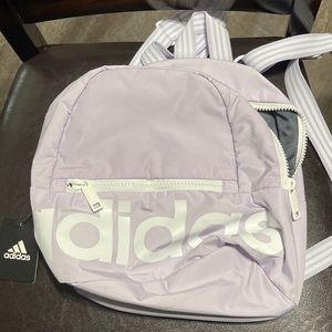 NWT Lavendar Adidas backpack